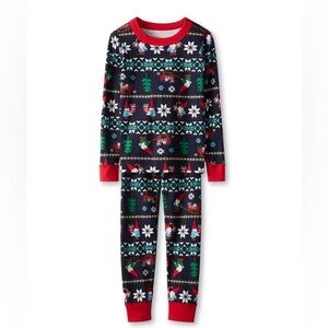 Hanna Andersson Long John Pajamas In Organic Cotton Christmas